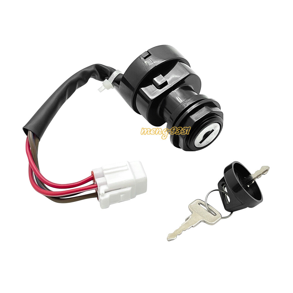 Left Handlebar Start Stop Switch & Ignition Key Switch for Yamaha Kodiak 400 450