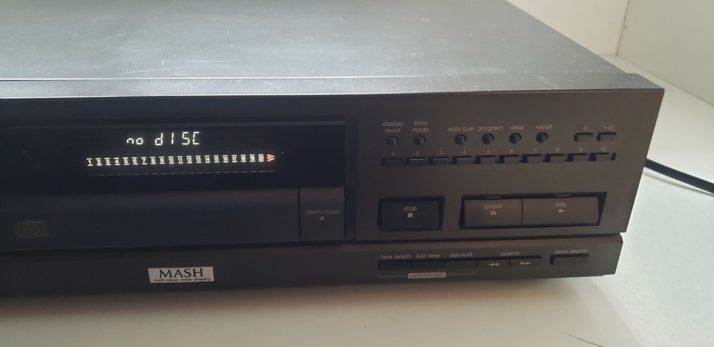 Vintage Technics Compact Disc Player SL-PS50 Mash Multi-Stage Noise Shaping