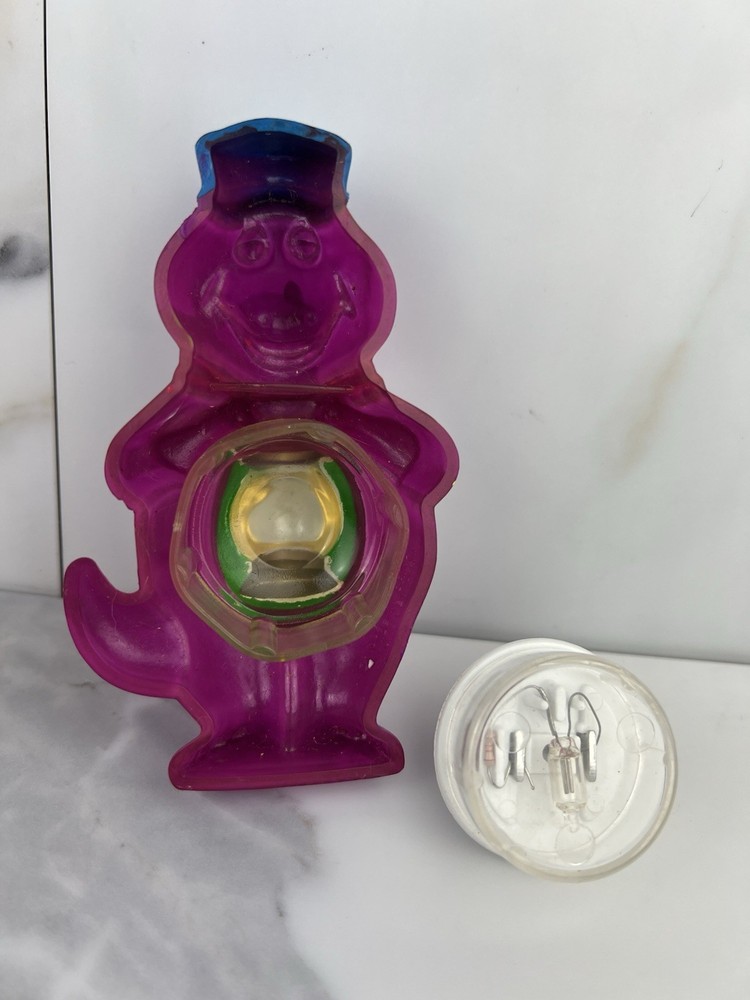 VTG Barney Night Light LITE 1992 Lyons Group WORKS
