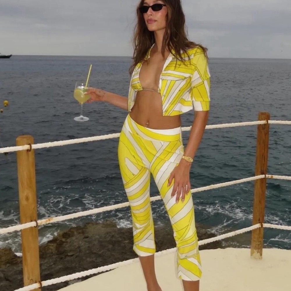 Emilio style Pucci lemontini bikini