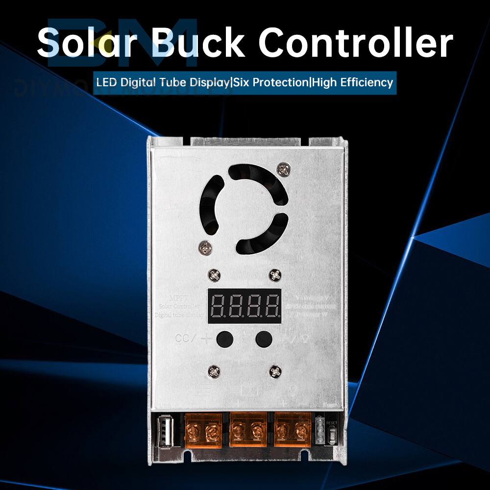 MPPT 500W 20A Solar Controller DC18-80V Step-down Charging Controller 12V 24V