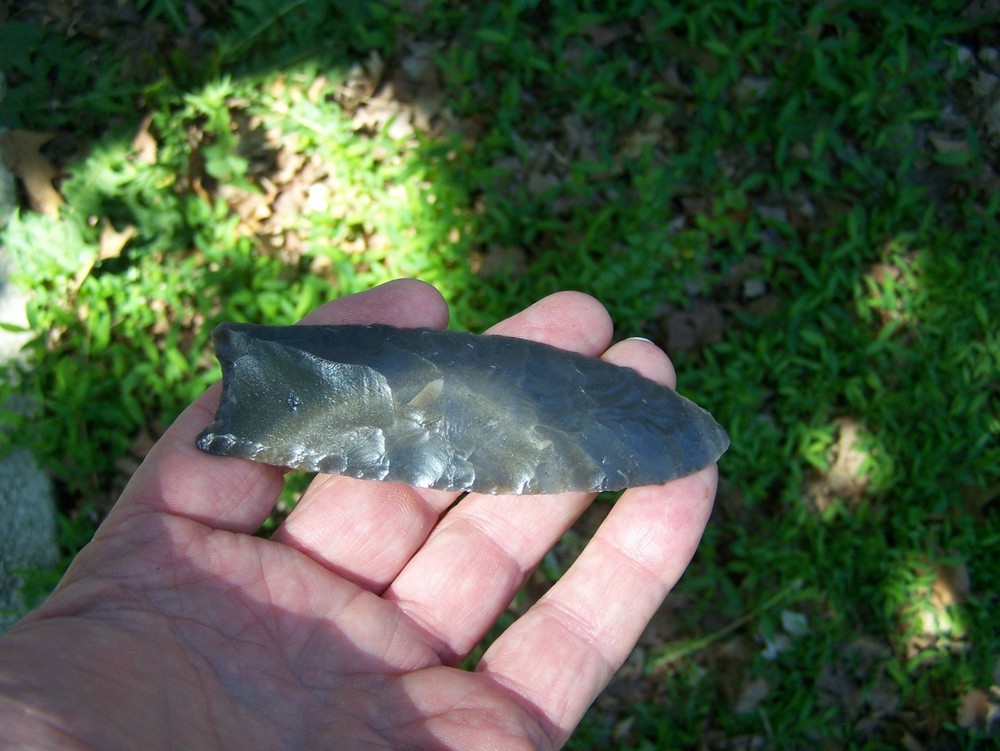 Nice fluted Clovis reproduction arrowhead!