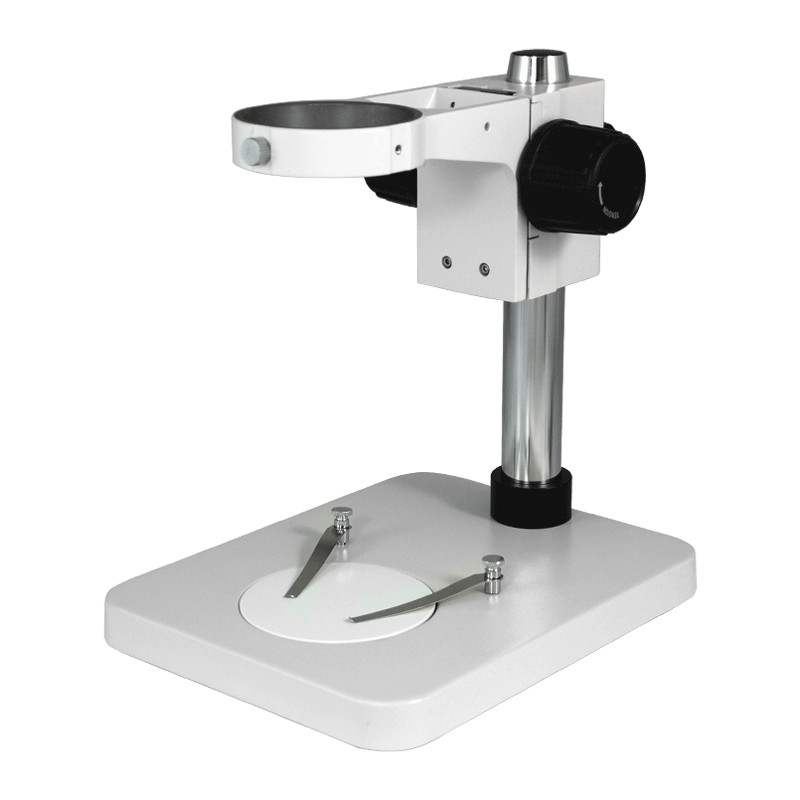 Microscope Post Stand, 76mm Coarse Focus Rack (Small) White
