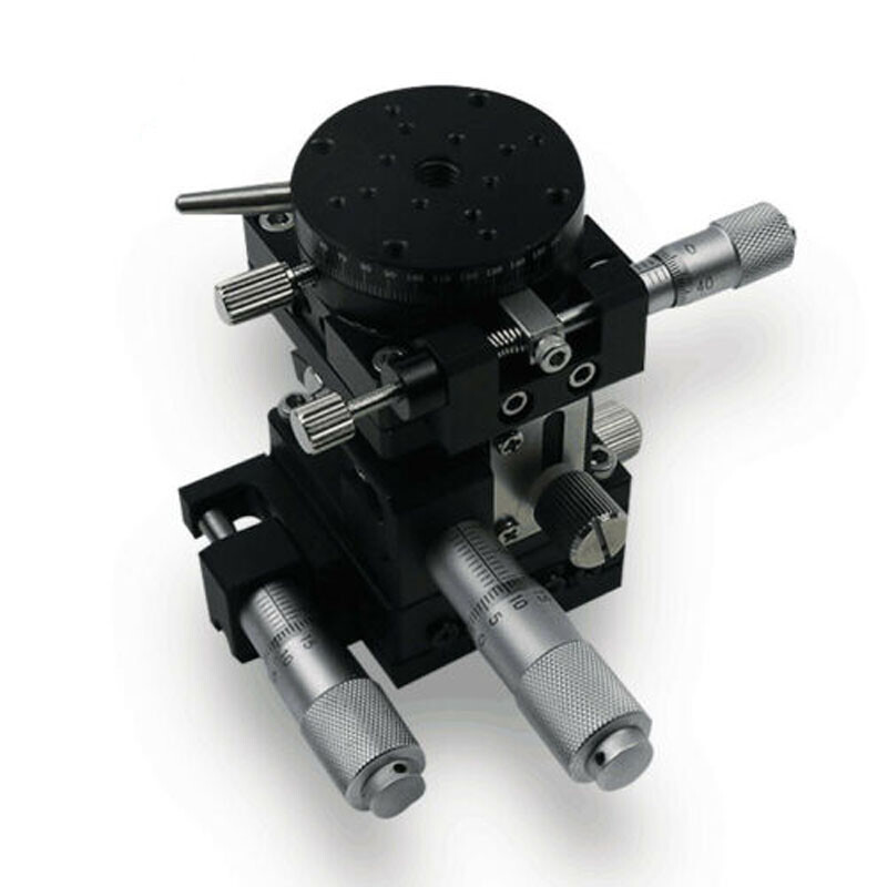 40mm XZR Axis Sliding Table Linear Stages Manual Displacement Cross Roller Guide