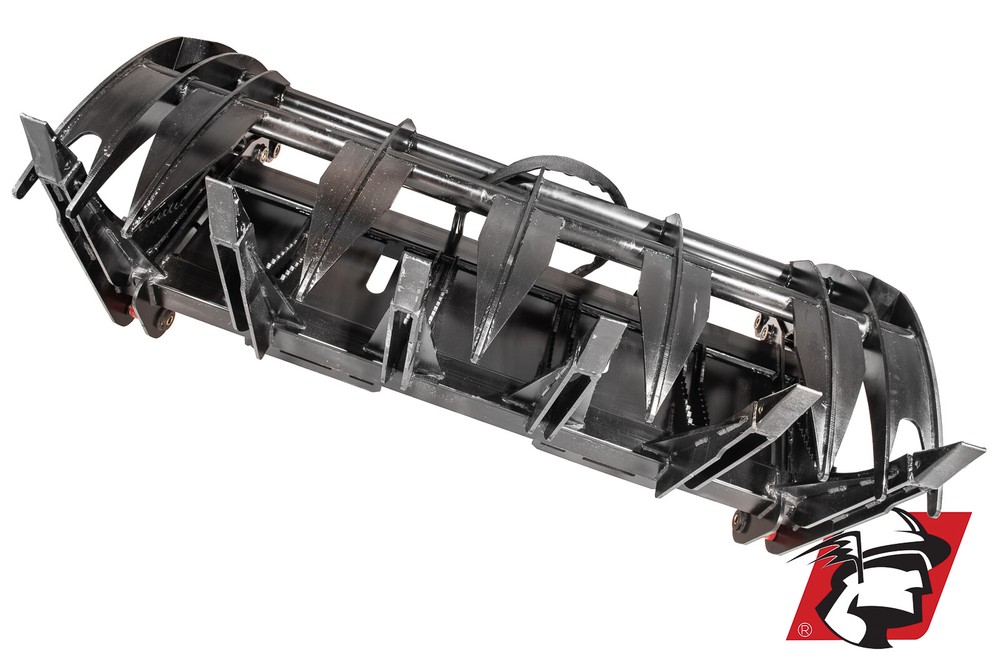 Skid Steer Root Rake Grapple Bucket 68" Wide