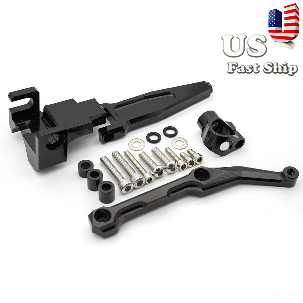 For MT-09 Tracer 15-2020 CNC Steering Damper Stabilizer Linear Bracket Kit Mount