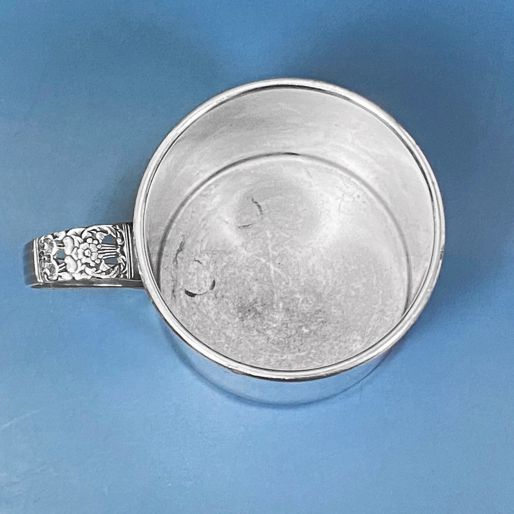 Coronation Pattern by Oneida Community Silverplate Baby Cup - Scarce