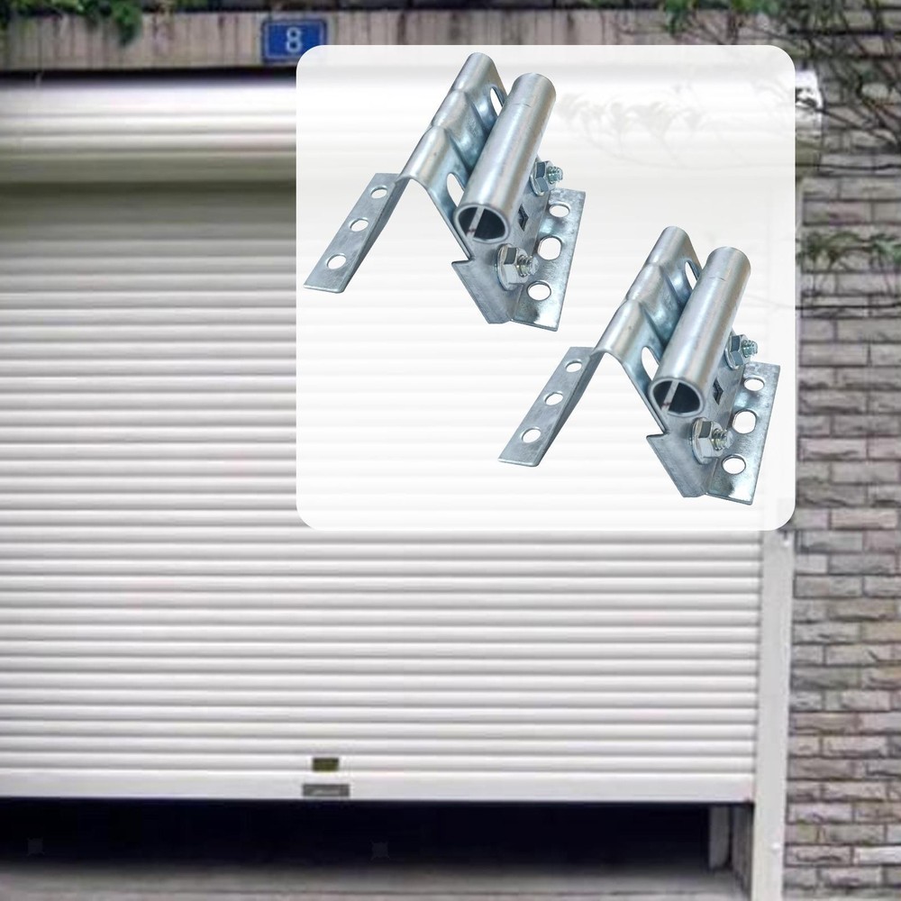 2x Top Roller Bracket for Garage Door Adjustable Essential for Shutter Doors W/