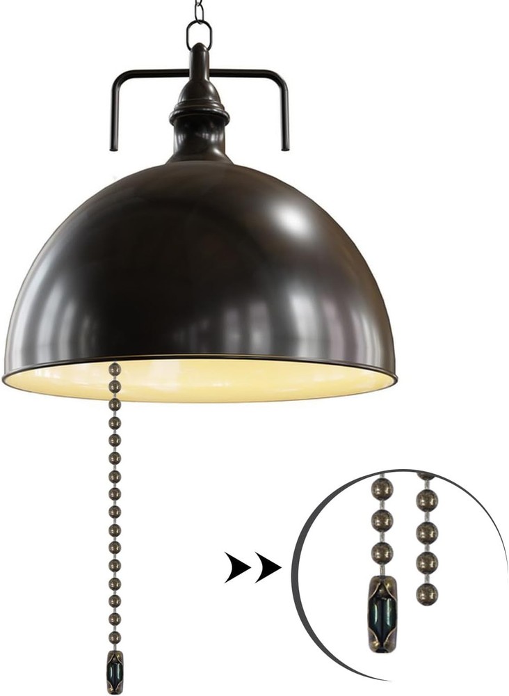 Bronze Ceiling Fan Pull Chain, 120" Extra Long Rust Proof 3mm Beaded Ball Light