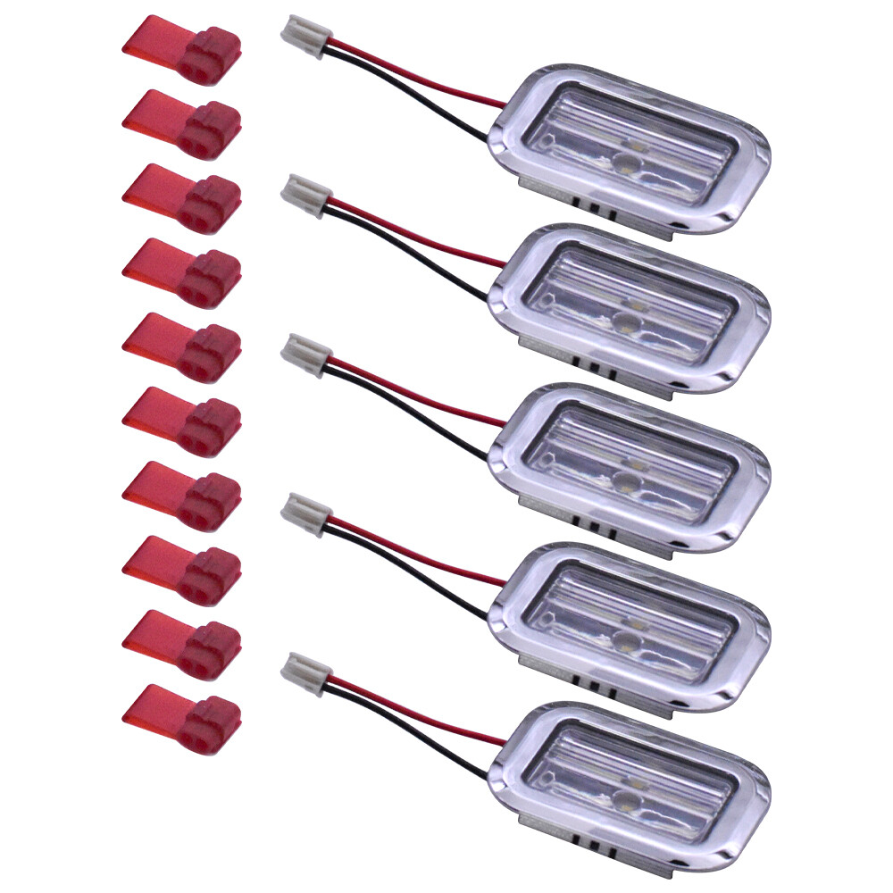 5×White Refrigerator LED Light Module Assembly For Whirlpool W11462342 W11683242