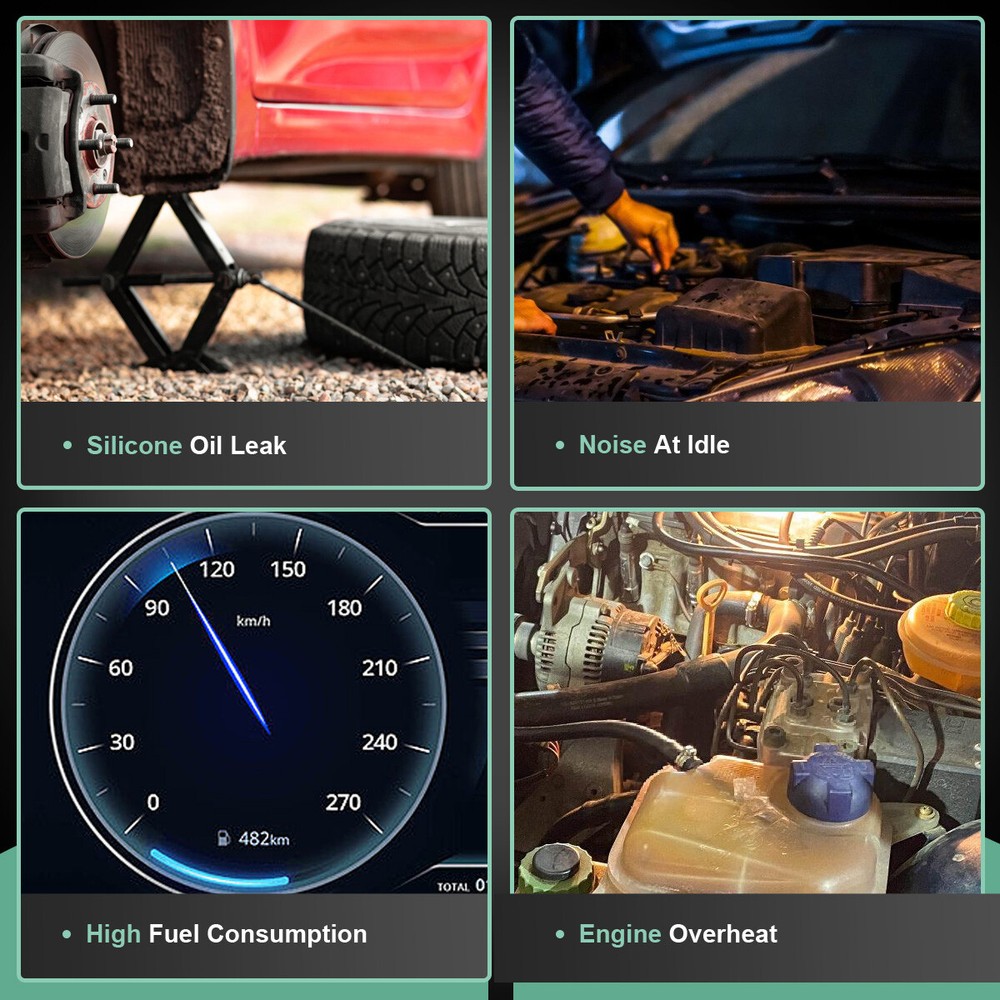 Engine Cooling Fan Clutch for Nissan Pathfinder Frontier Xterra 4.0L 2005-2012