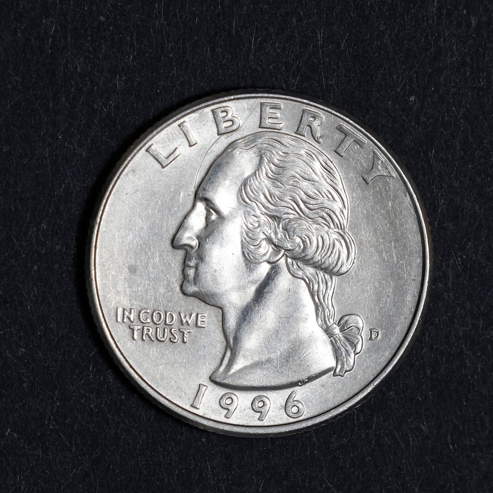 1996 D Washington Quarter - Free Shipping