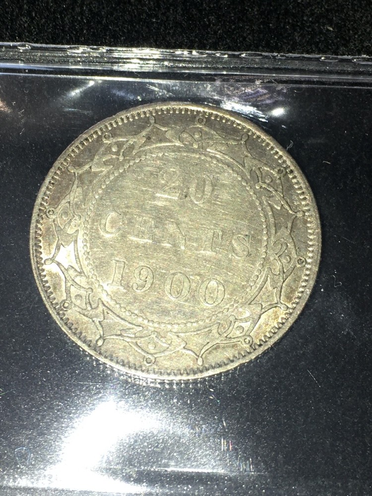 1900 ICCS Graded Newfoundland Twenty Cent **EF-45**