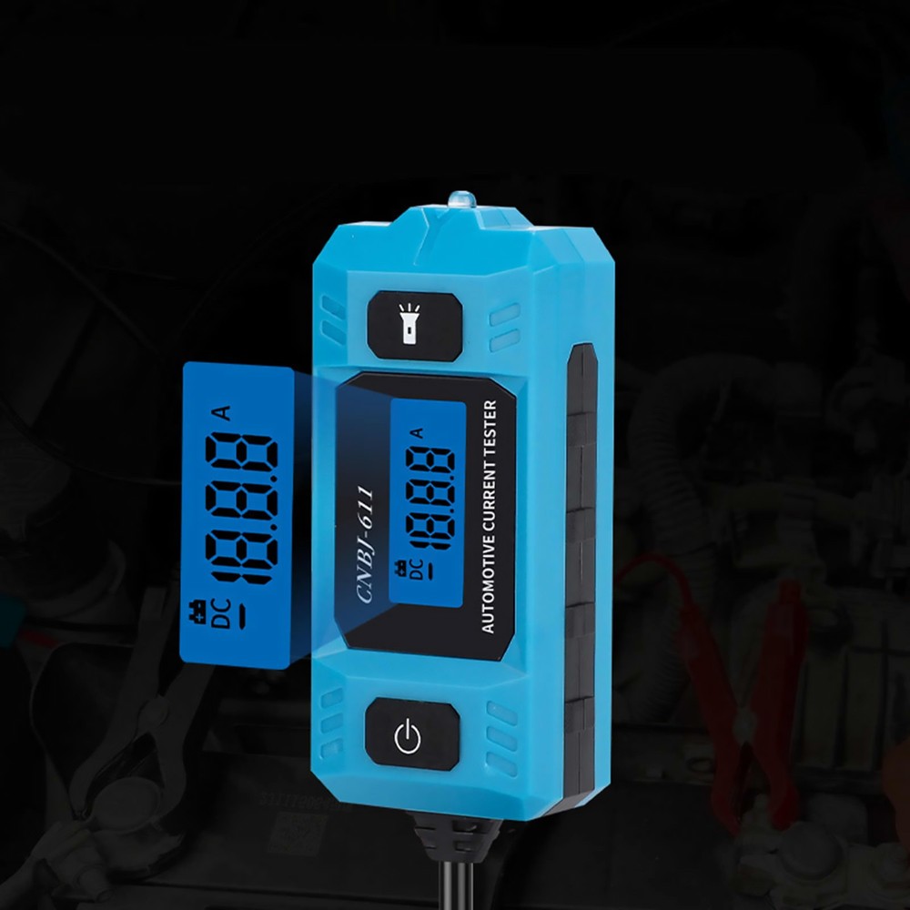 Portable Car Current Tester Meter 0.01A-19.99A Range for Electrical Diagnostics