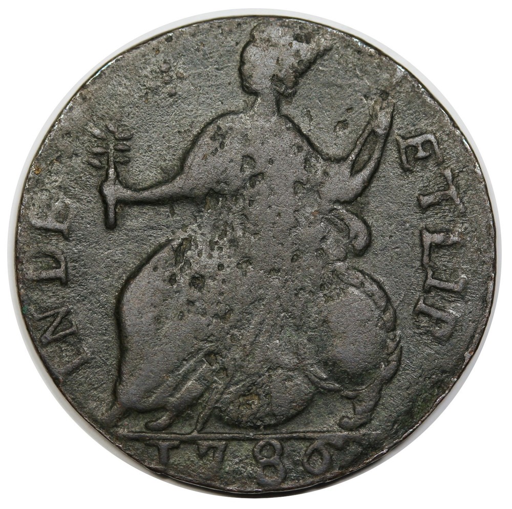 1786 Vermont Copper, Bust Left, RR-10, R4