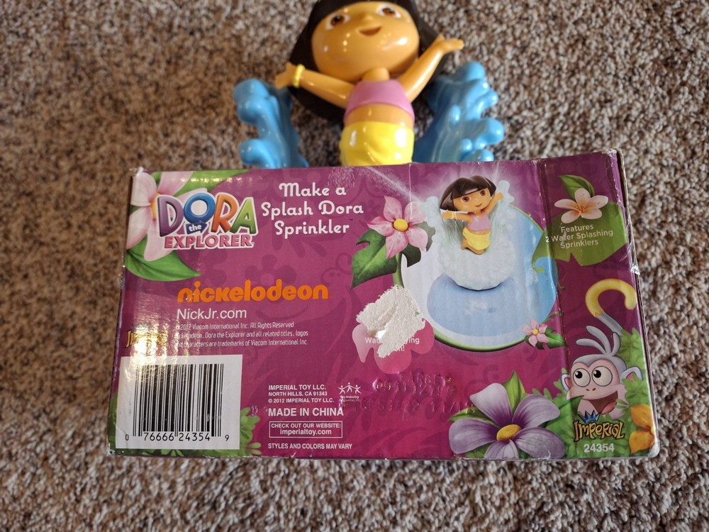 Dora The Explorer Make A Splash Sprinkler New In Box 2012