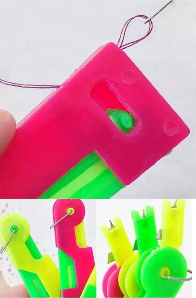 10-Pack Automatic Needle Threaders Easy Thread Guide Tool for Elderly Sewing