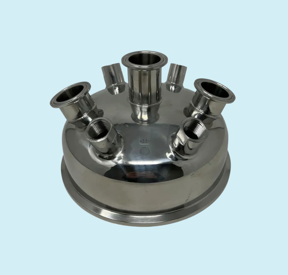 8" Tri-Clamp Welded Hemispherical Hemi Lid INTEC