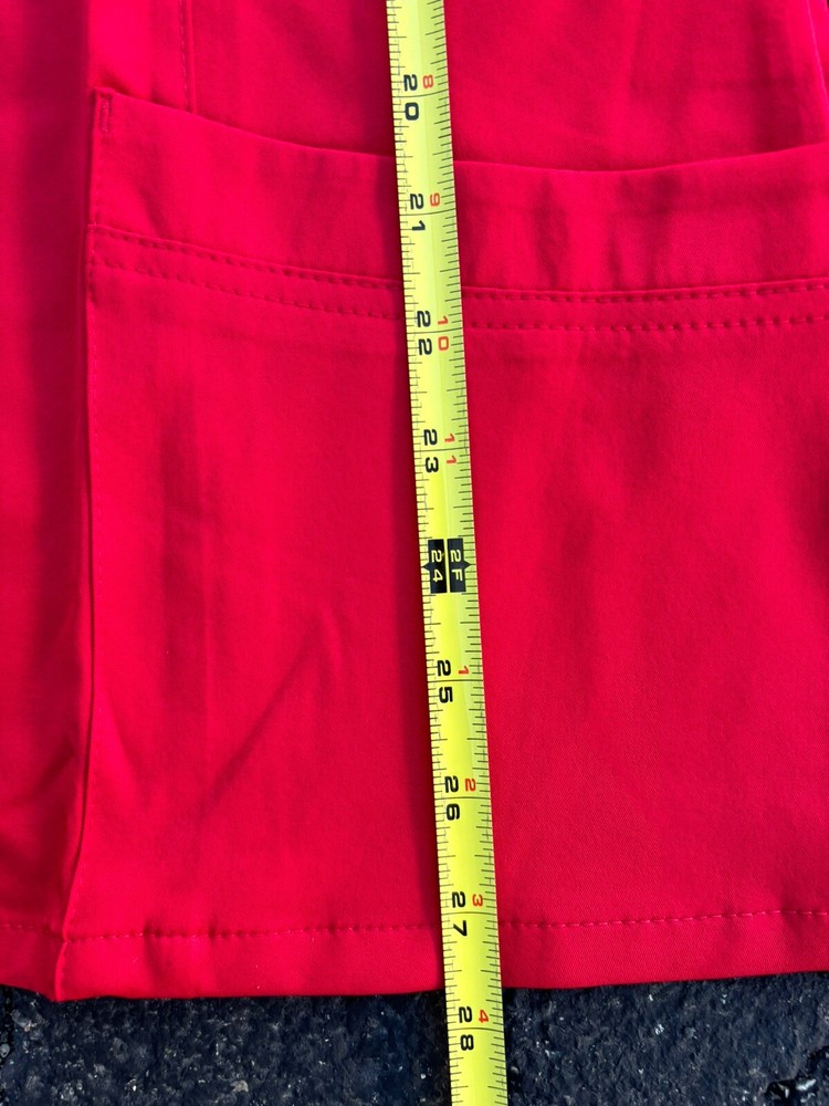 MEDICHIC  MINI MARILYN 4 WAY STRETCH  CARGO Jogger Large Red