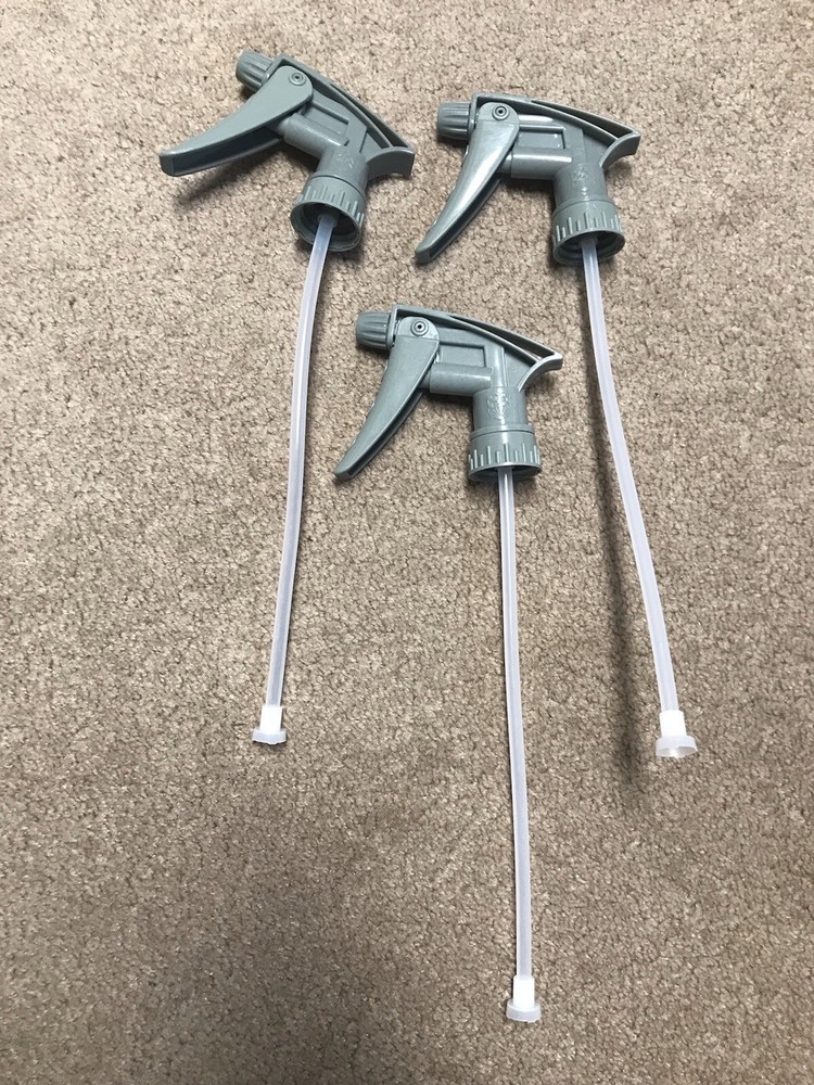 Grey Chemical Resistant Trigger Sprayer (3 Pack)