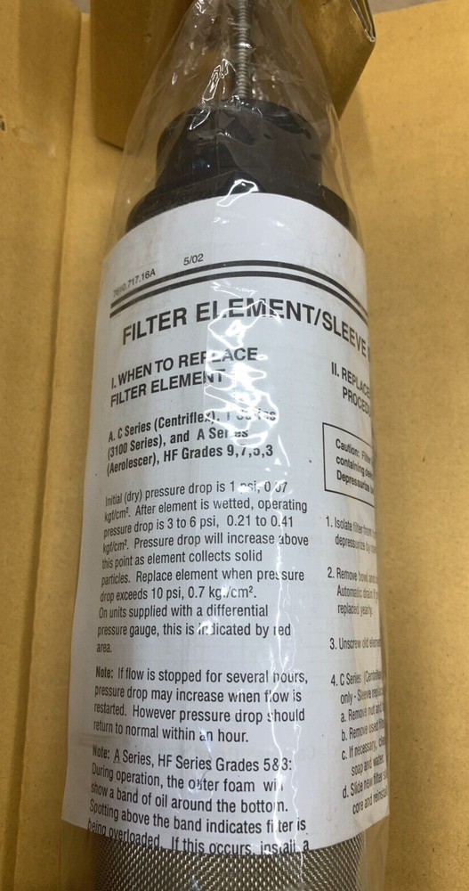 HANKISON E9-32-11 FILTER ELEMENT E93211 **NEW IN PACKAGE**