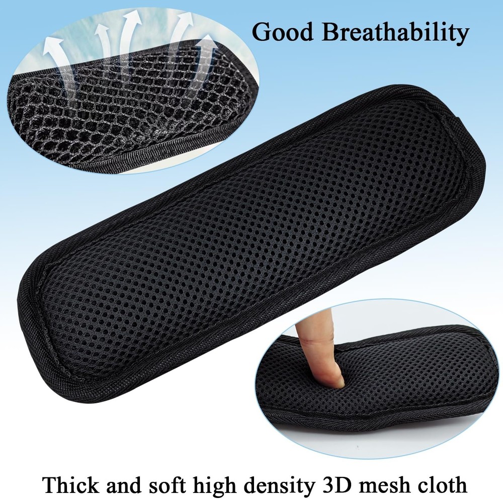 Soft Shoulder Strap Pad, Breathable & Removable Backpack Strap Pads for Bag S...