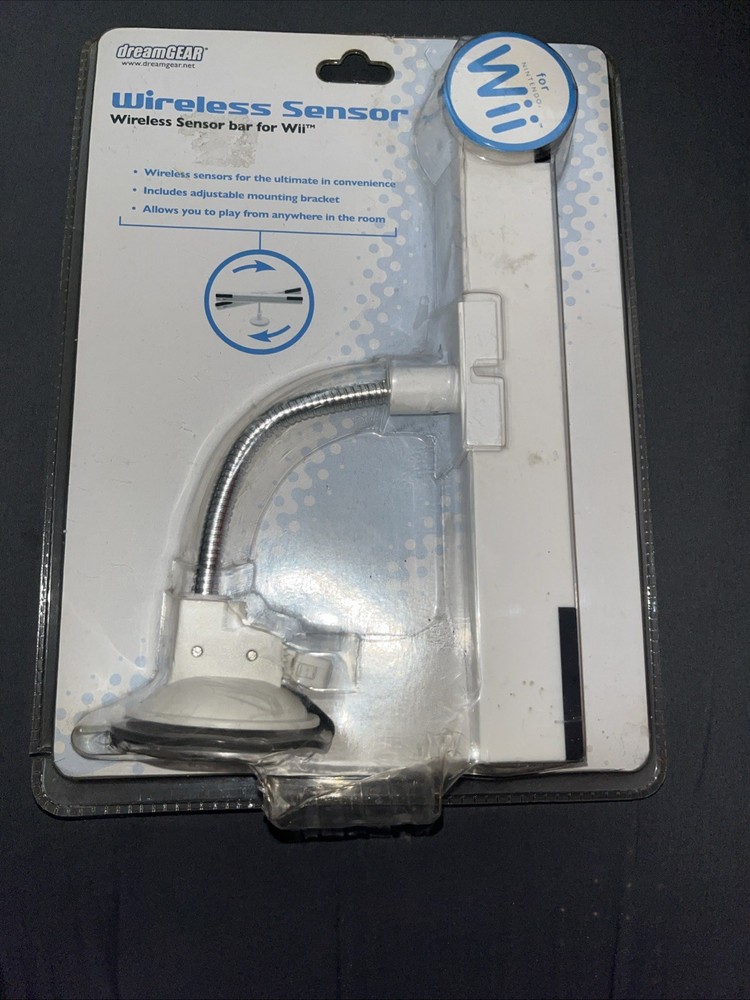 Wii Dream Gear Wireless Sensor Bar Adjustable New in package