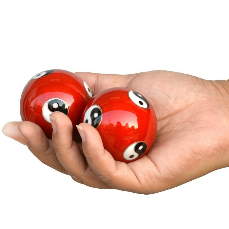Holistic Hand Therapy Baoding Balls Set Stress Relief Exercise for Wellness