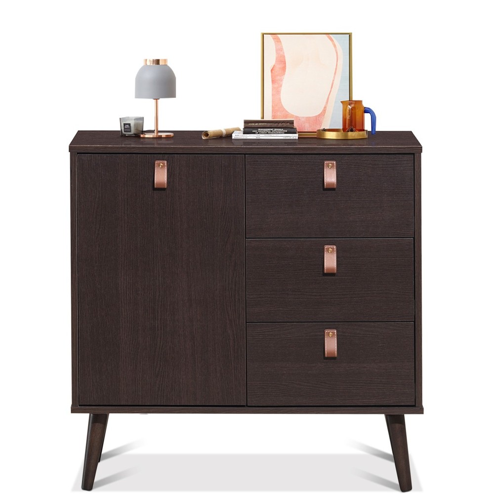 3-Drawer Sideboard Storage Display Cabinet Entryway Console Table Buffet Home