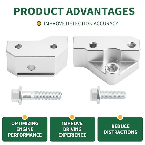 Knock Sensor and Hardnesses Relocation Bracket Kit for GM Gen 3 LS V8 Engines