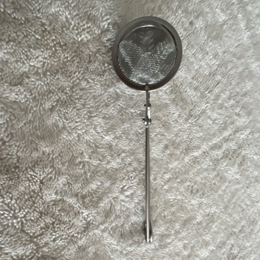 Stainless Steel Spoon Tea Infuser Round Reusable Silver