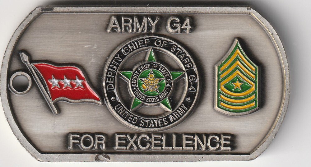 ARMY G4 Warrior Ethos Challenge Coin 1.75"DIA BX3