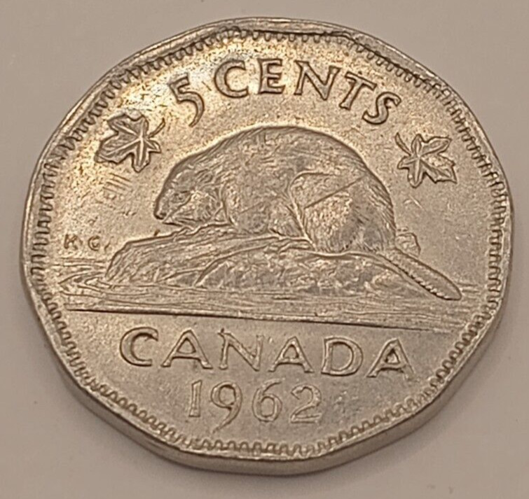 Canada 5 Cents 1962