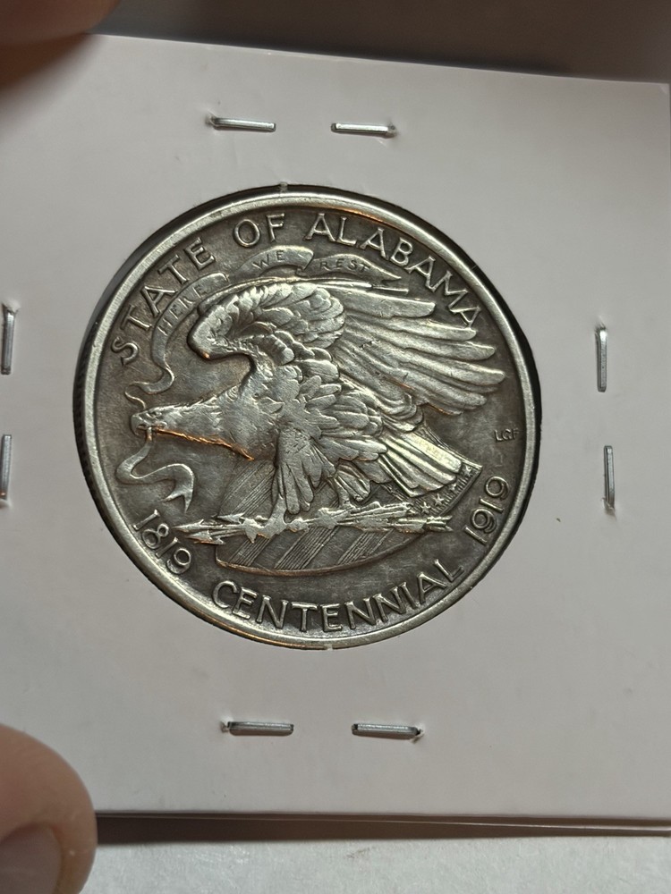 1921 Alabama 2x2 Commemorative Half Dollar Tough Commem