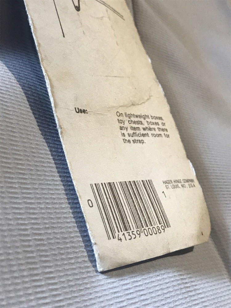 Hager 6" Light Duty Strap Hinge 1900-2C Steel 2 Pack