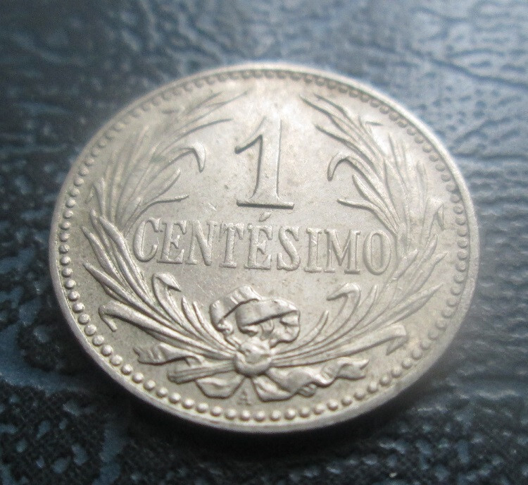 1936 Uruguay 1 Centesimo - Lustrous aUNC