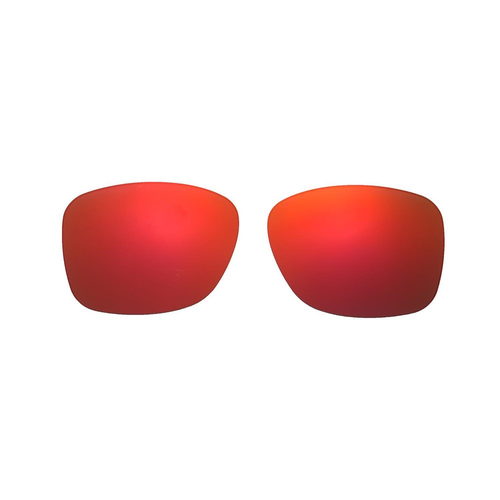 Walleva Fire Red + Ice Blue Polarized Replacement Lenses For Oakley Catalyst