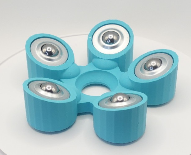 Bowling Ball Spinner Cup - Turquoise