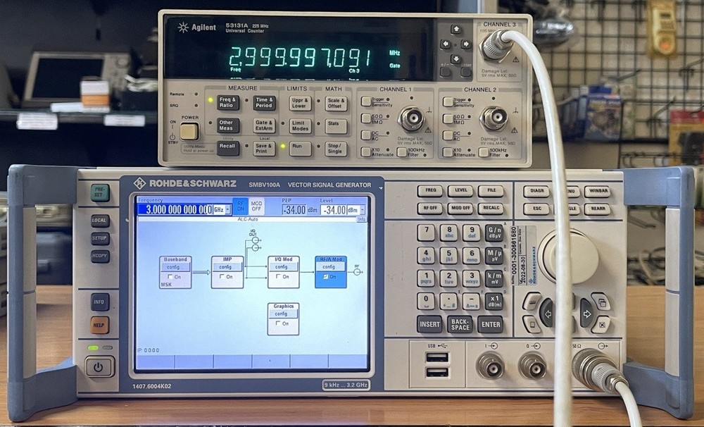 Agilent 53131A, universal counter
