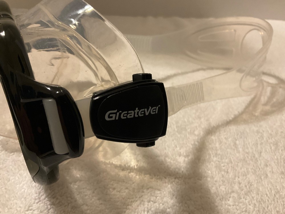Greatever Diving Snorkeling Mask Tempered Glass Adjustable