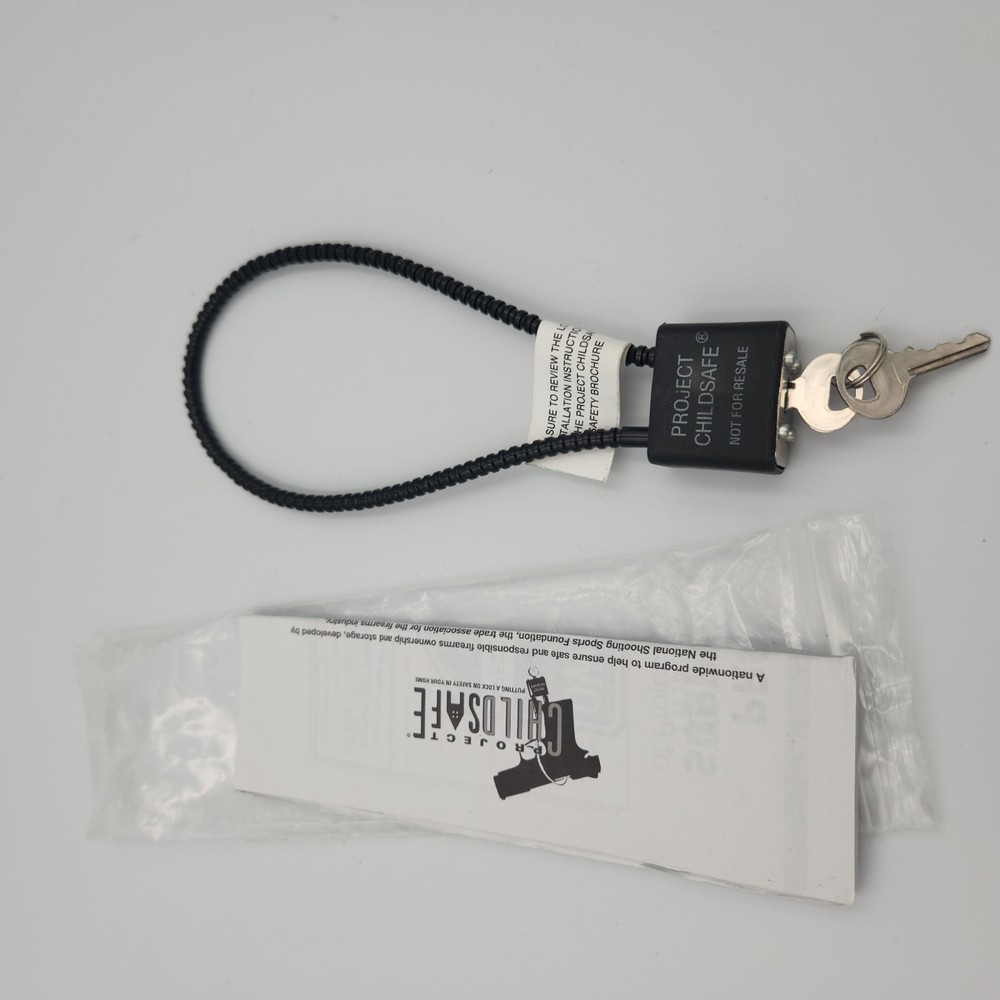 Childsafe Gun Lock With Two Keys & Instructions