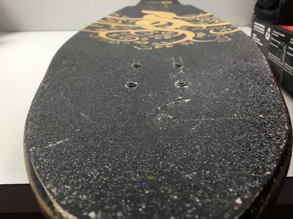 Quest Longboard Skateboard 44" Cruiser Twisted Cherry Tree Design Smooth Wheels