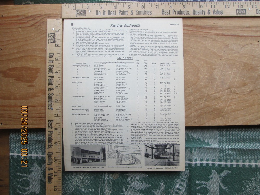 Electric railroads Magazine oct 1954