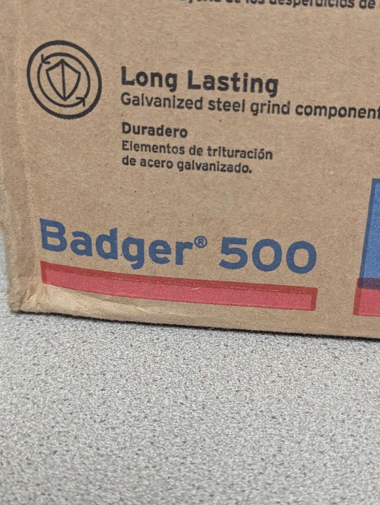 InSinkErator Badger 500 Standard Series 1/2 HP Continuous Feed Garbage Disposal