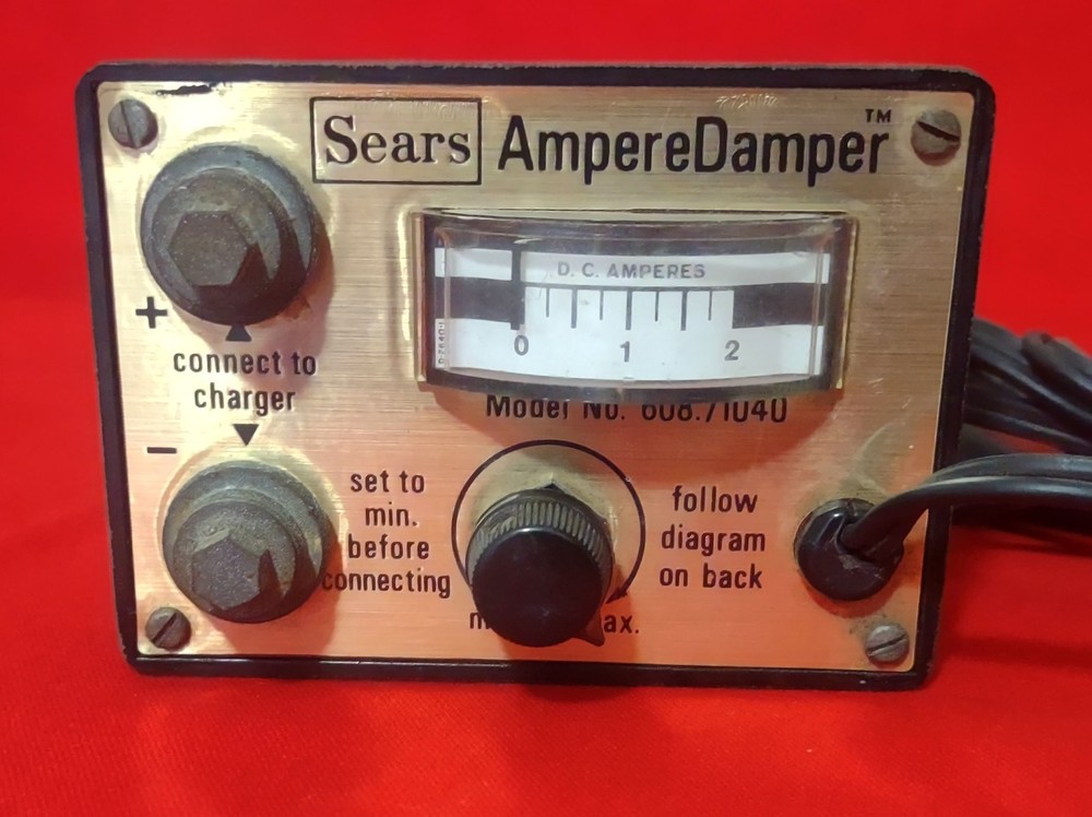 Vintage Sears Ampere Damper Current Limiter Model 608.71040 - Untested