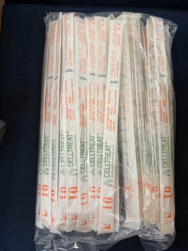 CELLTREAT 229010B Sterile Pipette - 200 Count