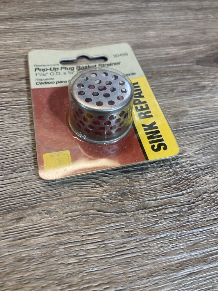 pop up plug basket strainer 30499
