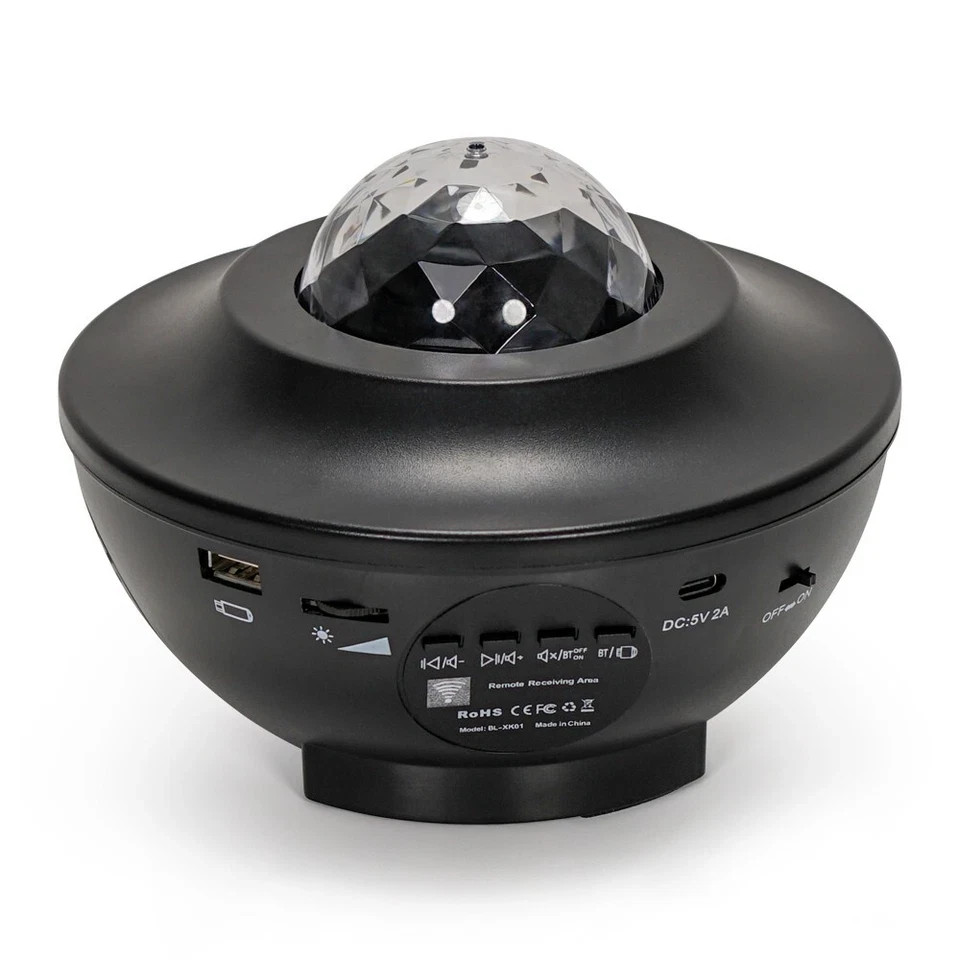 Starry Sky Projection Light Galaxy Night Light Bluetooth Music Player Remote Las