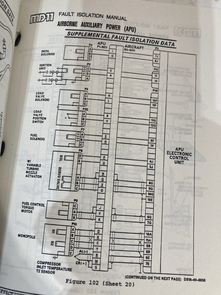 Md-11 Technical Training ATA 49 Fault Isolation & System Schematics FedEx