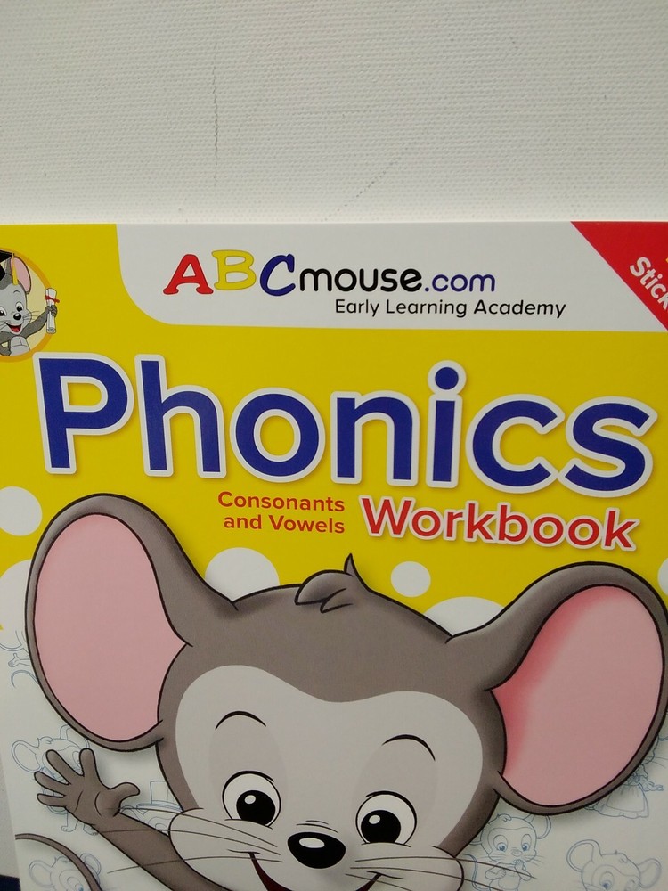 ABC Mouse Workbooks Set of 2 Books: Math &Phonics Paperback